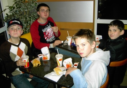 Christian - Thomas - Dominik und Markus