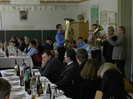 Er&ouml;ffnung durch Bl&auml;sergruppe